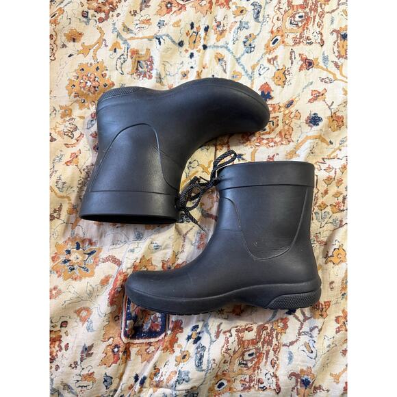 Crocs Freesail Shorty Rain Boot Black Size Women’s 10 - Picture 3 of 6